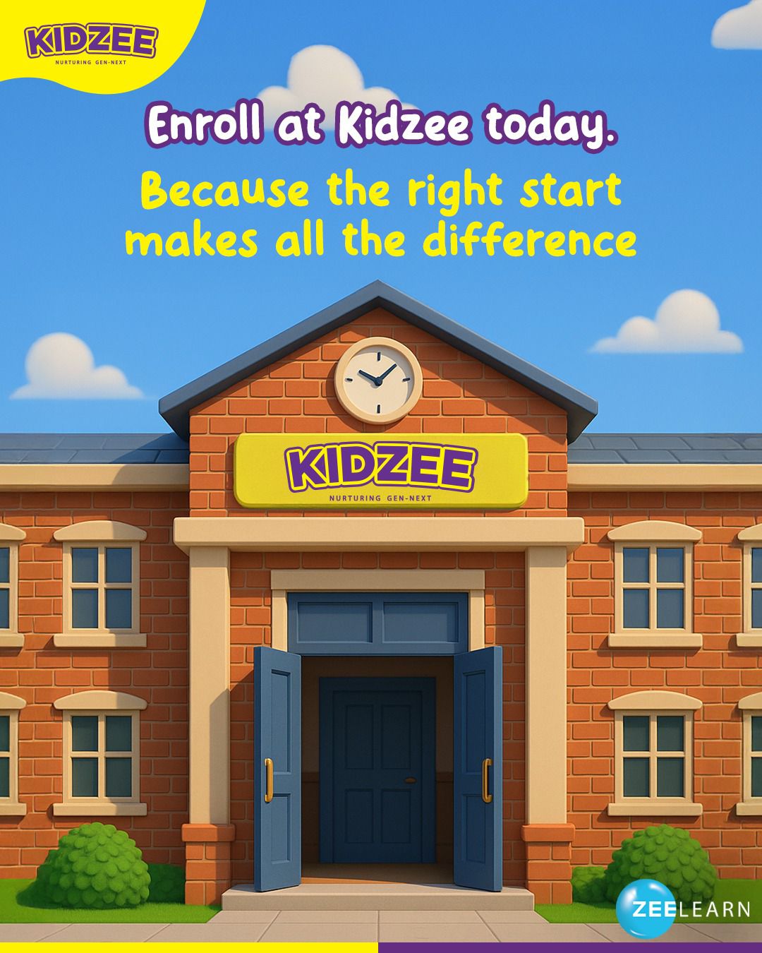 Children enjoying activities at Kidzee Gurgaon